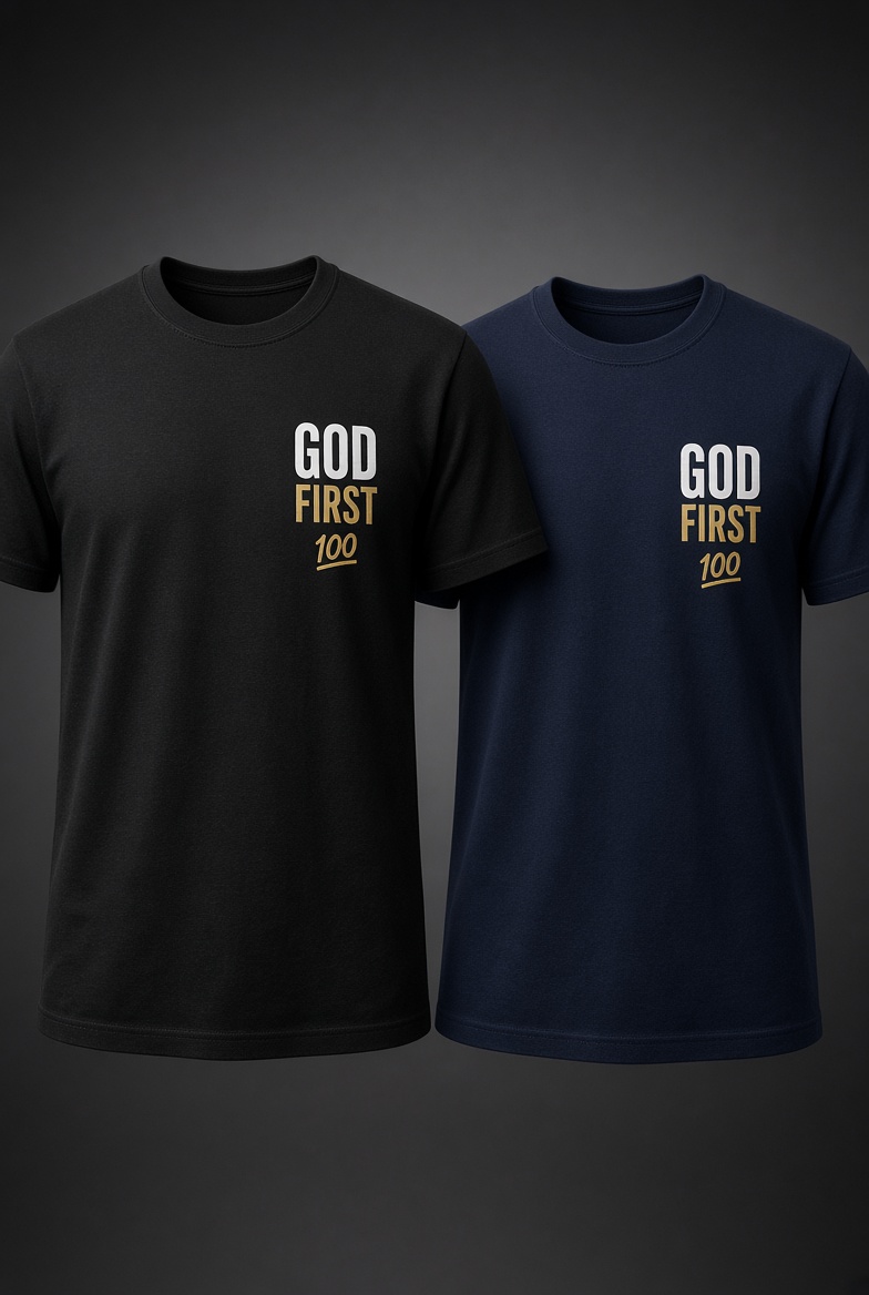 God First 100 Left Chest Tee