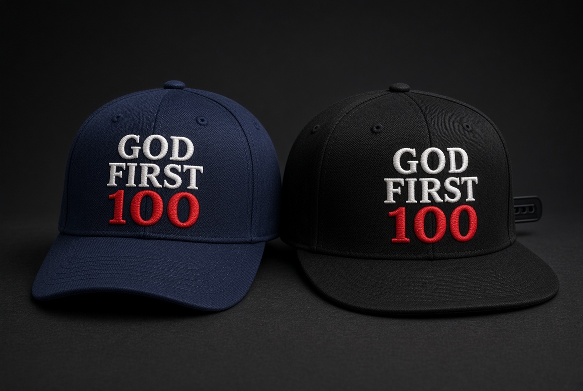 God First 100 Snapback Hats