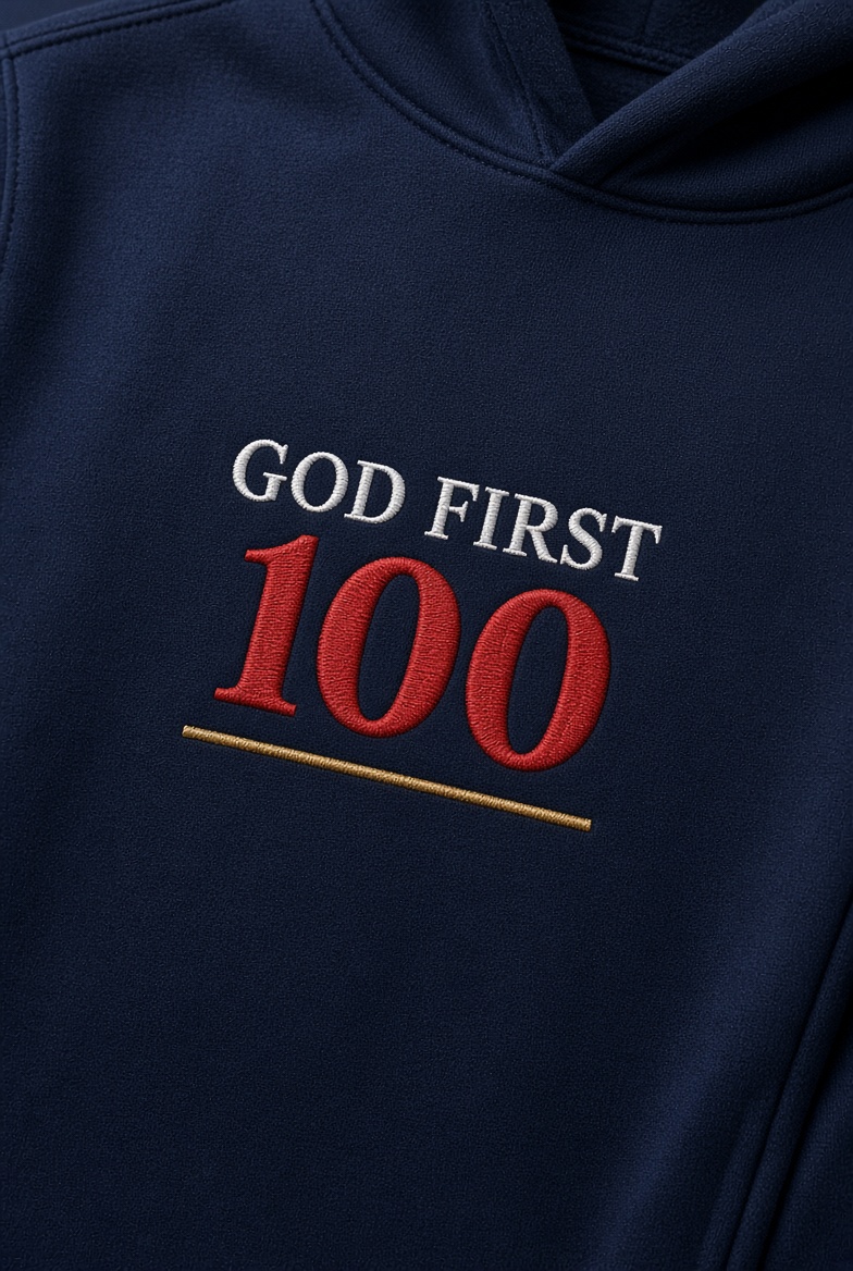 Embroidered God First Detail
